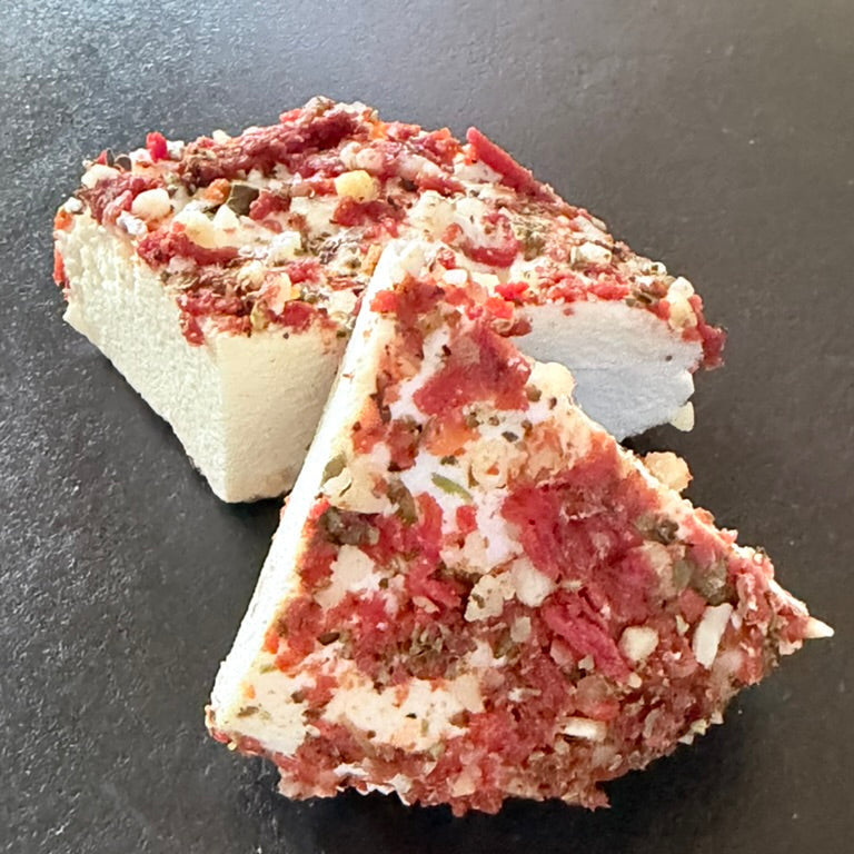 Bruschetta Fresh Cheese 100g - Herb & Sun-Dried Tomato Coating | 100% Tochigi Milk